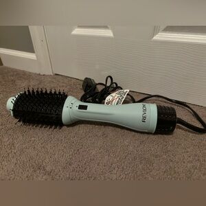 Revlon Light Blue One Step Volumizer Plus Hair Dryer